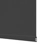 vidaXL Roller blind blackout 164.4x230 cm Fabric Width 160 cm black