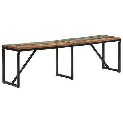 vidaXL Bench 160x35x46 cm Solid Wood Reclaimed