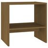 vidaXL Bedside Cabinet Honey Brown 40x30.5x40 cm Solid Pinewood
