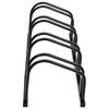 vidaXL Bike Rack for 4 Bikes Black Steel