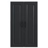 vidaXL Kitchen Cabinet Black 60 x 31 x 100 cm Engineered Wood