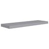 vidaXL Floating Wall Shelves 2 pcs Grey 80x23.5x3.8 cm MDF