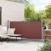 vidaXL Retractable Side Awning 140 x 300 cm Brown