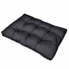 vidaXL Pallet Sofa Cushion 13 pcs Black 120 x 80 x 10 cm Fabric