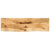 vidaXL Table Top 110x20x2,5 cm Live Edge Solid Wood Rough Mango