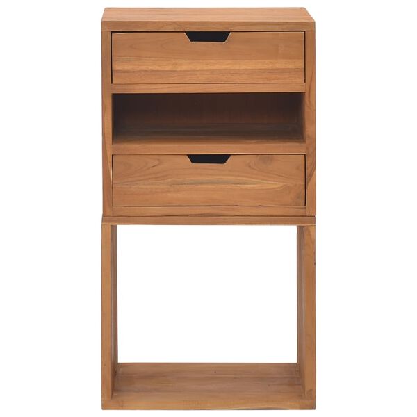 vidaXL Storage Cabinet 40x30x76 cm Solid Teak Wood