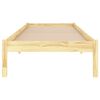 vidaXL Bed Frame without Mattress Solid Wood Single