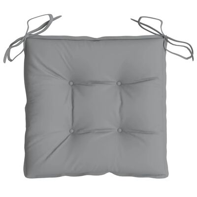 vidaXL Chair Cushions 6 pcs Grey 40x40x7 cm Oxford Fabric