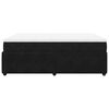 vidaXL Box Spring Bed with Mattress Black Double Velvet