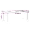 vidaXL 9 Piece Garden Dining Set with Cushions Brown