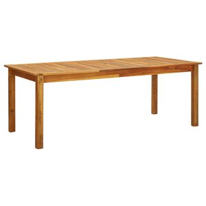 vidaXL Garden Table 200x90x74 cm Solid Acacia Wood