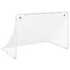 vidaXL Soccer Goal White 122x81x81 cm Steel