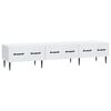 vidaXL TV Cabinet with Drawer White 147 x 34.5 x 30 cm Engineered Wood