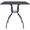 vidaXL 3 Piece Garden Dining Set Anthracite Metal Mesh