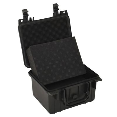 vidaXL Portable Flight Case Black 27x25x18 cm PP