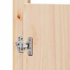 vidaXL Kitchen Door 2 pcs Cream 50 x 9 x 82 cm Solid Pine wood