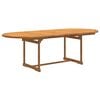 vidaXL 7 Piece Garden Dining Set Solid Wood Acacia and Textilene