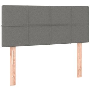 vidaXL Headboard Dark Grey 100 cm Fabric