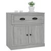 vidaXL Sideboard Grey Sonoma 70x35.5x67.5 cm Engineered Wood