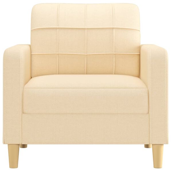 vidaXL Sofa Chair Cream 60 cm Fabric