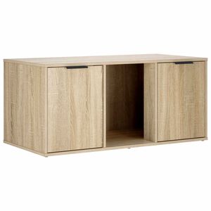vidaXL Cat Crate Furniture Sonoma Oak 100 x 49 x 45 cm Engineered Wood