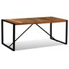 vidaXL Dining Table | Multicolour | Reclaimed Wood | 180 cm | Durable