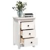 vidaXL Bedside Cabinets 2 pcs White 40x35x61.5 cm Solid Wood Pine