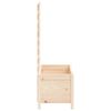 vidaXL Garden Planter with Rack 79x39.5x114 cm Solid Wood Pine