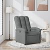 vidaXL Recliner Chair Dark Grey Fabric