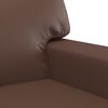 vidaXL Sofa Chair Brown 60 cm Faux Leather