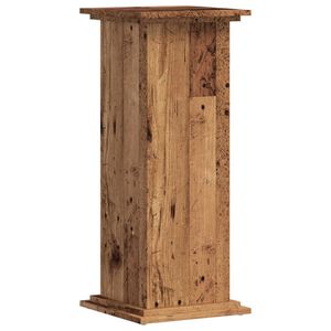 vidaXL Plant Stand Old Wood 33 x 33 x 80 cm Engineered wood