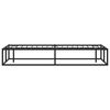 vidaXL Bed Frame without Mattress Black 153x203 cm Queen Metal