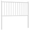 vidaXL Metal Replace Headboard White 90 cm