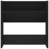 vidaXL Wall Shoe Cabinet Black 60x18x60 cm Engineered Wood