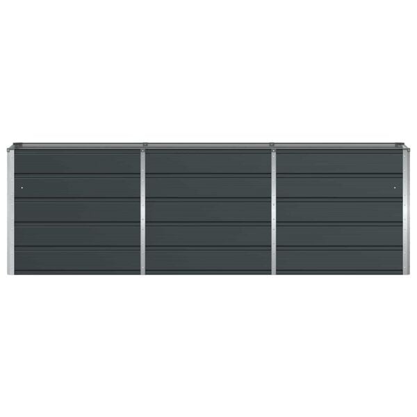 vidaXL Planter Anthracite 240 x 40 x 75 cm Steel
