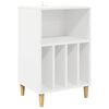 vidaXL Turntable Stand White 47 x 39.5 x 74.5 cm Engineered Wood