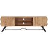 vidaXL TV Cabinet 140x30x45 cm Solid Acacia Wood