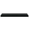 vidaXL Floating Wall Shelf Black 80x23.5x3.8 cm MDF
