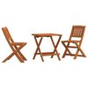 vidaXL 3 Piece Bistro Set for Children Solid Eucalyptus Wood