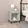 vidaXL Bedside Cabinets 2 pcs Concrete Grey 40x35x50 cm
