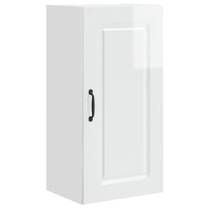 vidaXL Dishwasher Panel Kalmar High Gloss White 40 x 31 x 80 cm