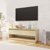 vidaXL TV Cabinet Sonoma Oak 102x41x44 cm Engineered Wood