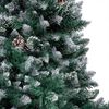 vidaXL Artificial Christmas Tree with LEDs&Ball Set&Pinecones 180 cm