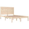 vidaXL Bed Frame without Mattress 135x190 cm Double Solid Wood