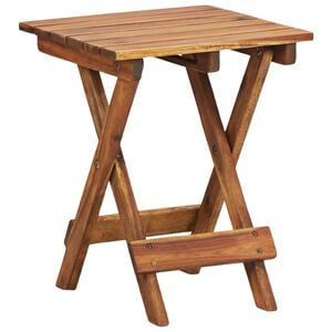 vidaXL Plant Stand | Brown | Solid Acacia Wood | Compact | Foldable