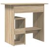 vidaXL Desk Sonoma Oak 80x45x74 cm Engineered Wood