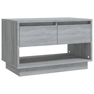 vidaXL TV Cabinet Grey Sonoma 70x41x44 cm Engineered Wood