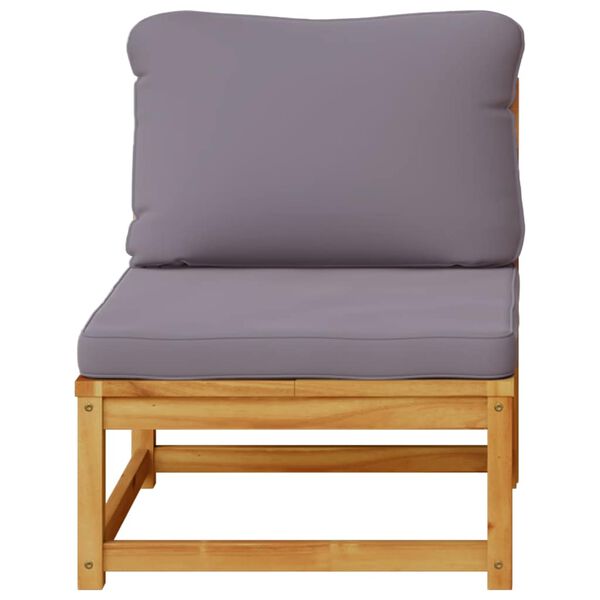 vidaXL Garden Sofa with Cushions Solid Wood Acacia