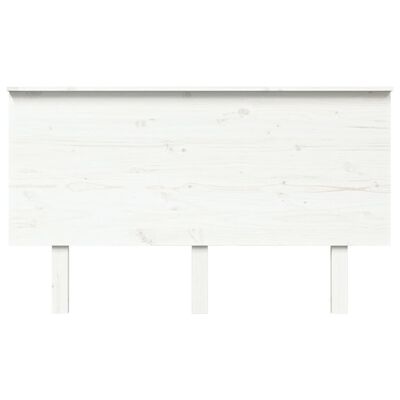 vidaXL Bed Headboard White 139x6x82.5 cm Solid Wood Pine