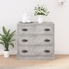 vidaXL Sideboard Concrete Grey 70x35.5x67.5 cm Engineered Wood
